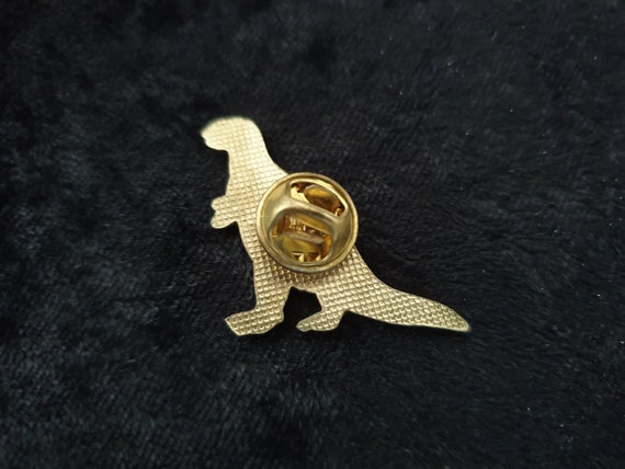 Vintage Dinosaur Pin, Dinosaur enamel pin, promot… - image 3