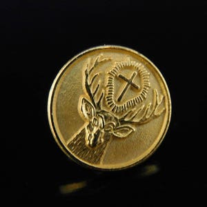 Vintage LOGO PIN, Promotion Badge, Miniature Toys, Jägermeister Pin, Pinback Button, Patche, Pins, Badge, Clip Art, hunters gift