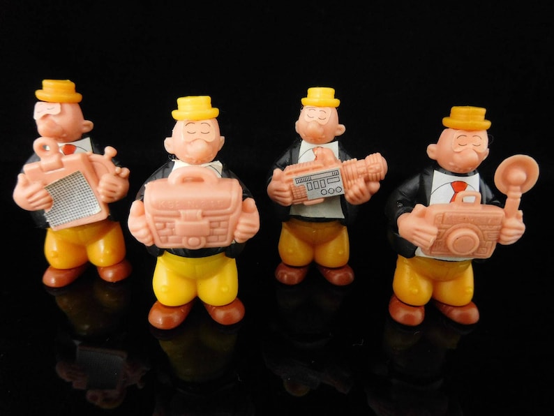 Juguetes Vintage, Popeye y Amigos, Olive Oyl, Brutus, Wimpy, Serie Completa, 25 Figuras Sorpresa KINDER Vintage / Colección roja MUY RARA imagen 5
