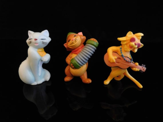 Vintage Toys, Collectible, Aristocats 1989, Musician Cat, Music