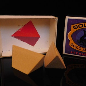 Table Game, collectible, vintage MINI Game, Pyramid, complete in original box, with instruction