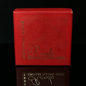 Table Game, collectible, vintage John Waddingtons Rondo Circular Playing Cards // Made in Englandcard in 1950s