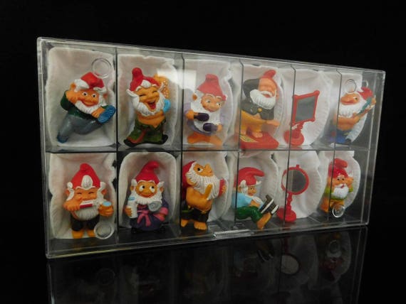 Vintage Toys Bathroom Dwarfs Dwarf Midget Die Badezimmerzwerge 1991 Complete Series Vintage KINDER Surprise Figurines Cake Topper Etsy UK