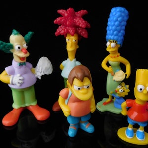 Vintage Toys, Collectible, The Simpsons, Complete Series, Vintage KINDER Surprise Figurines image 2