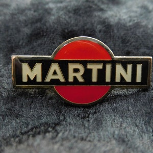Vintage LOGO PIN, Promotion Badge, Miniature Toys, MARTINI, Cocktail Enamel Pin, Pinback Button, Patche, Pins, Badge, Clip Art, Cocktail Bar