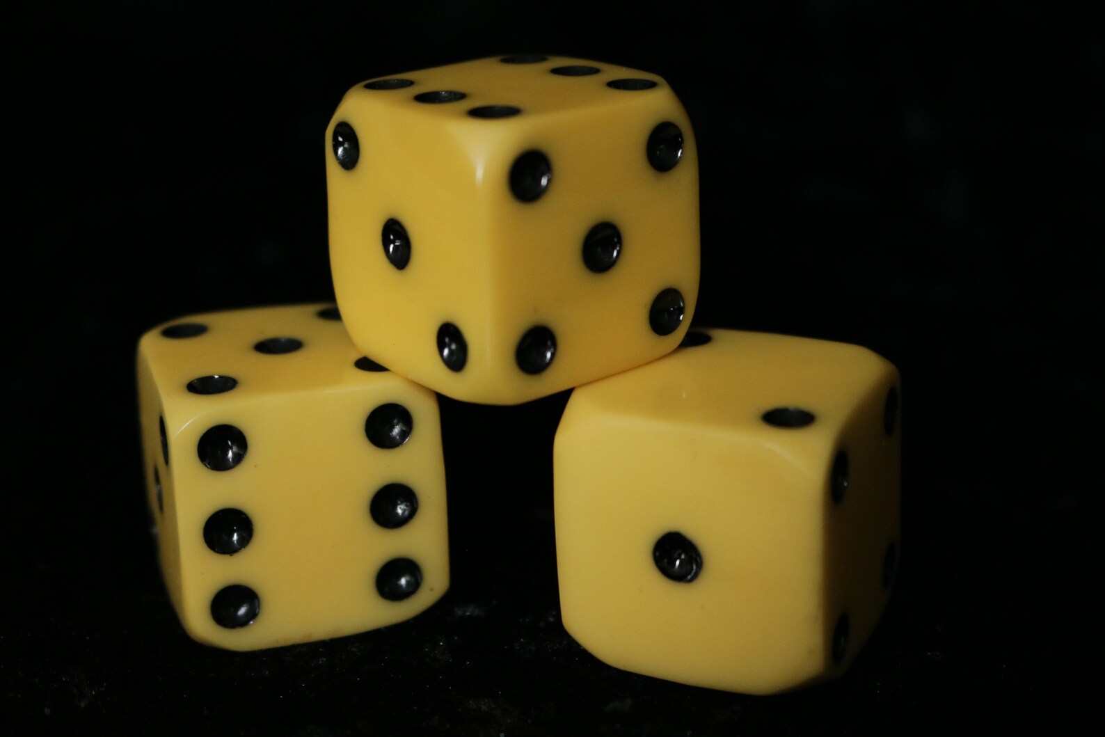 RARE Collectible BIG Dice Table Game Set of 3 Pcs Bakelit Etsy