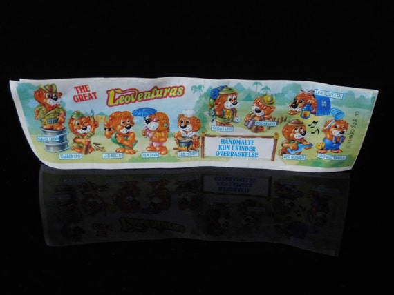 Kinder Überraschung Leo Venturas – Komplettsatz Mit Allen 10 Figuren (1993, Inkl. Beipackzettel)
