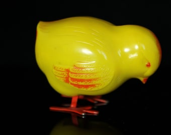 Lot De Jouets Anciens En Tôle Triang - Oiseau, Grenouille, Lapin Mécaniques - Véhicules