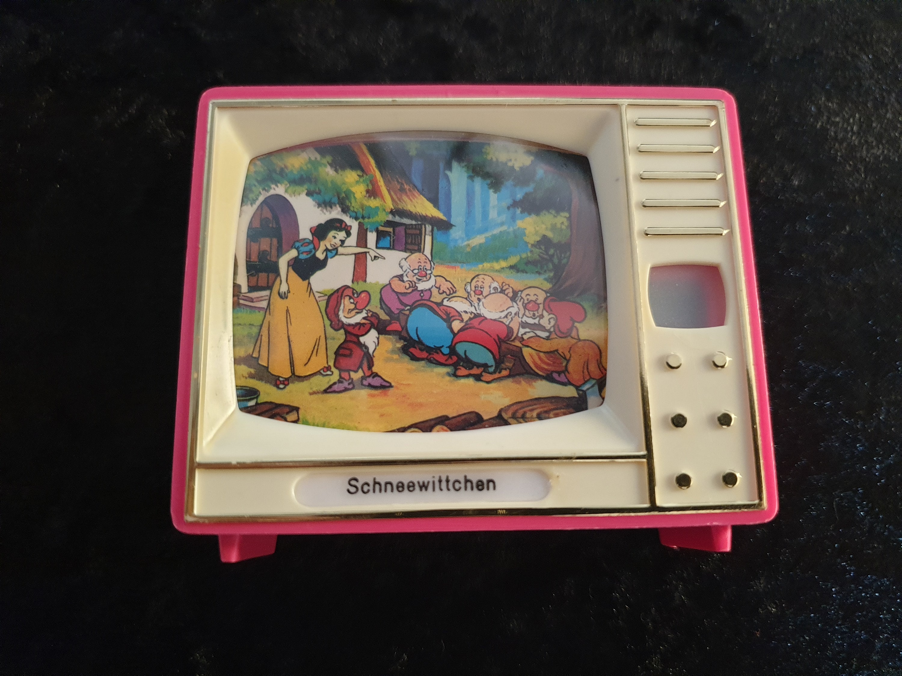 Mini TV Ancienne En Tôle Pour Maison De Poupée – Japon, Années 1950 (Modern Toys)