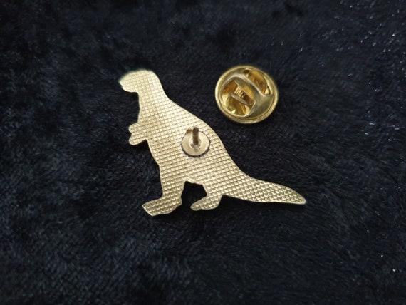 Vintage Dinosaur Pin, Dinosaur enamel pin, promot… - image 4