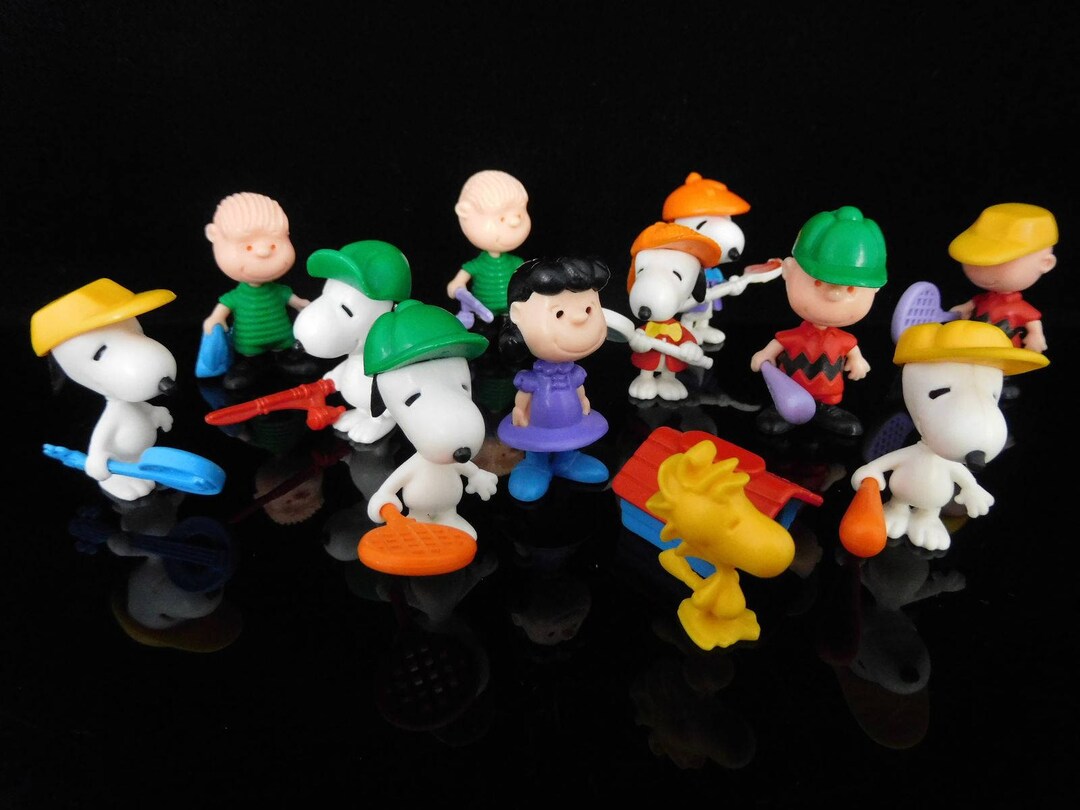 Vintage Toys, Collectible, Peanuts 1993, Snoopy, Lucy, Charly