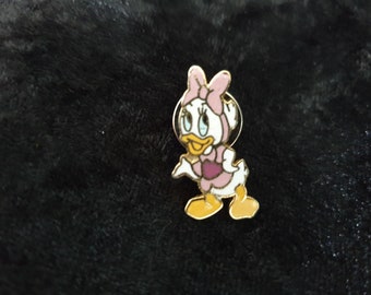 Vintage LOGO PIN, Miniature Toys, DISNEY Pin, Daisy duck, Pinback Button, enamel pin, Patche, Pins, Badge, Comic Pin