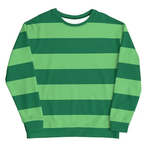 Green Striped "Big Holiday" Sweater