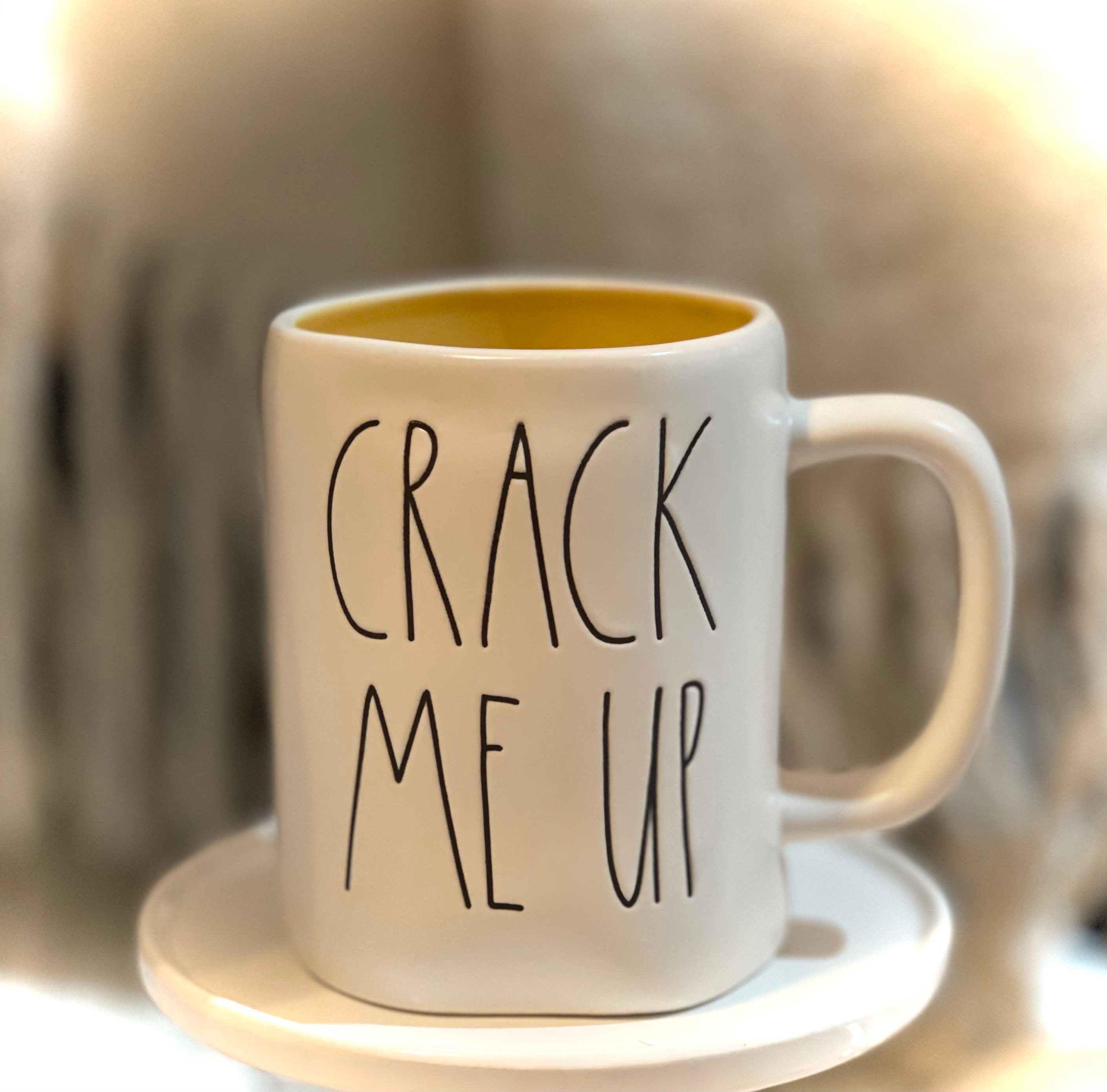 Rae Dunn CRACK ME UP Mug Etsy
