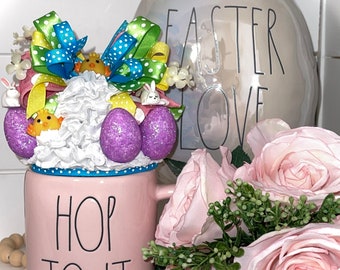 Easter themed mug topper