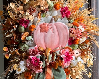 Fall wreath decor