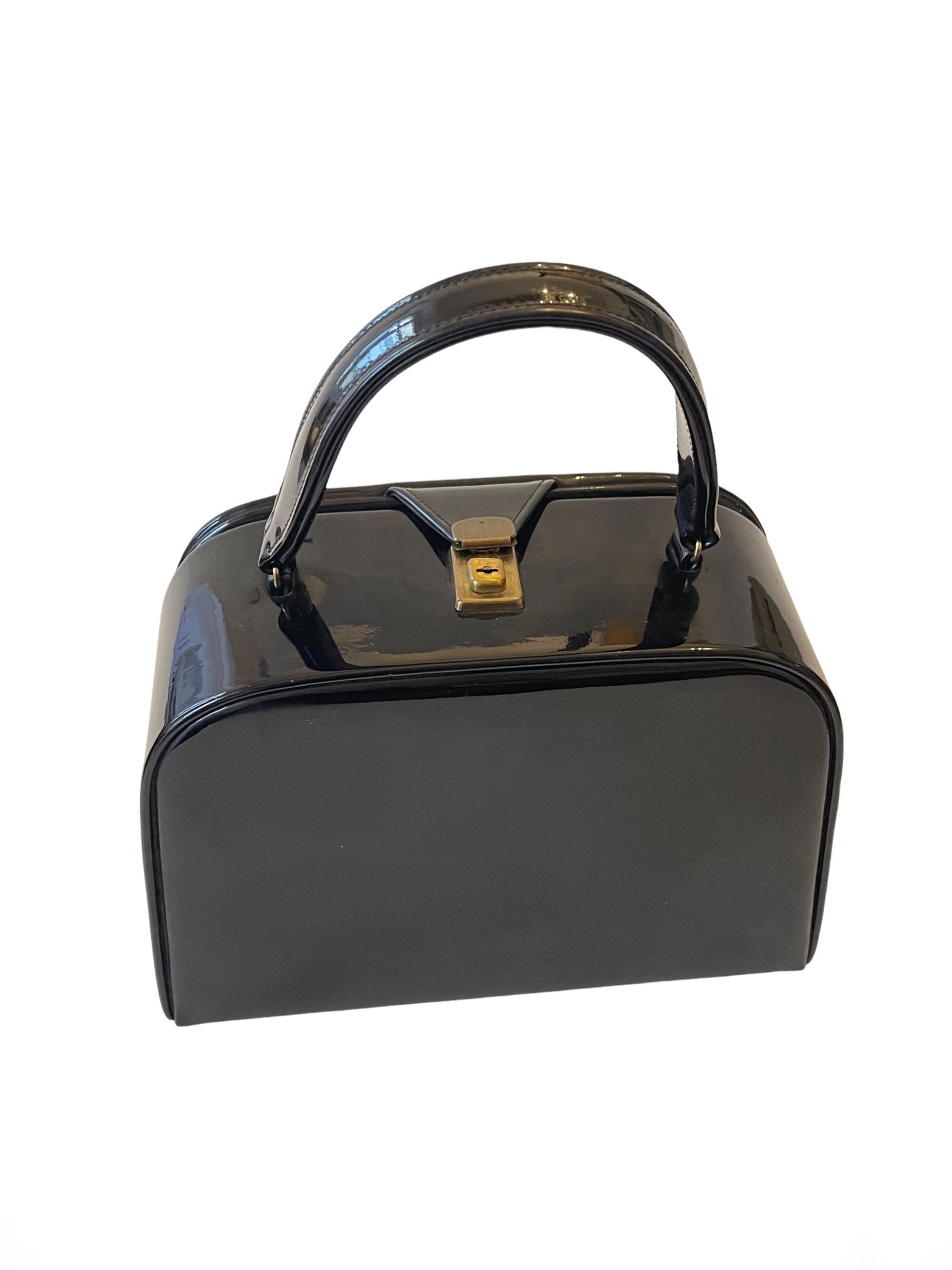 Elizabeth ARDEN Schwarze Paten Kosmetikkoffer Vintage 50er Jahre Luxurioses Reisegepack. Etsy