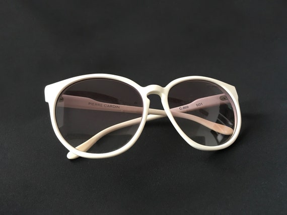 ピエール カルダンのサングラス、80 年代のヴィンテージ特大デザイン  