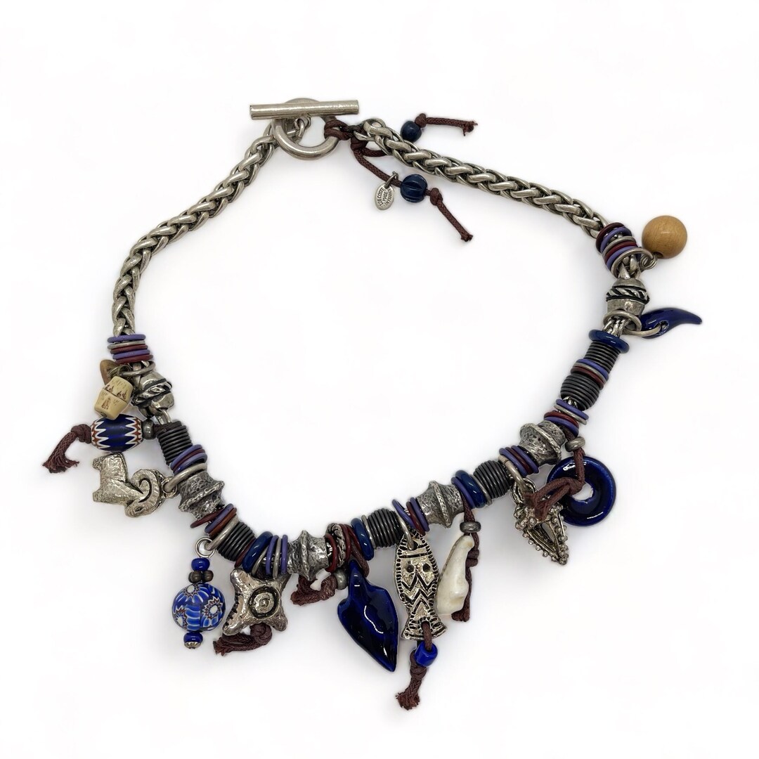 Boucles d'oreilles longues Balagane chaines imprimé | Bijoux Fantaisie & Accessoires