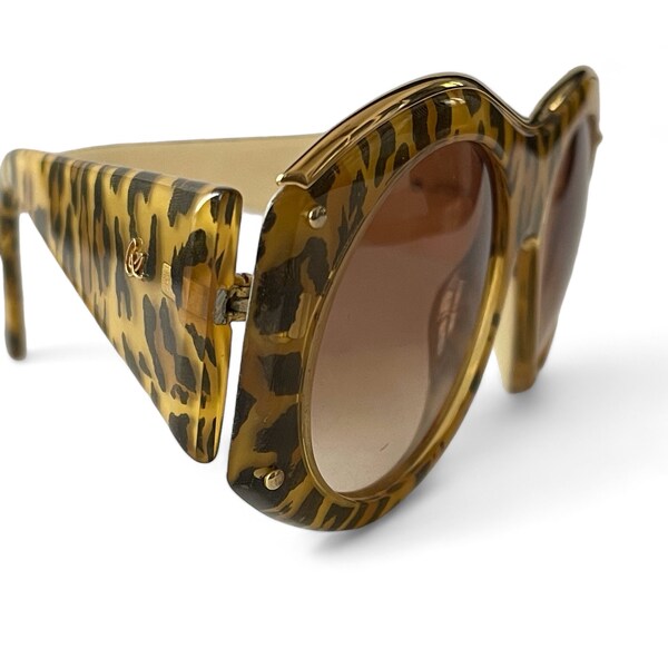 Christian Lacroix Sunglasses, 7316 animal print vintage model