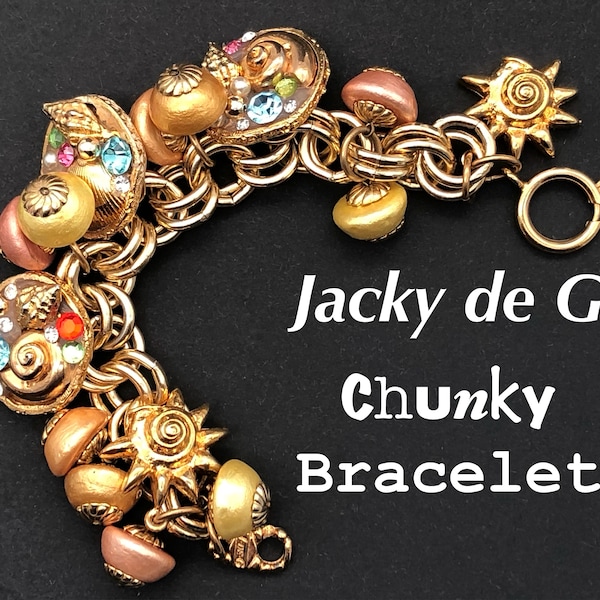 JACKY de G, Paris, Bracelet à breloques nautiques Runway