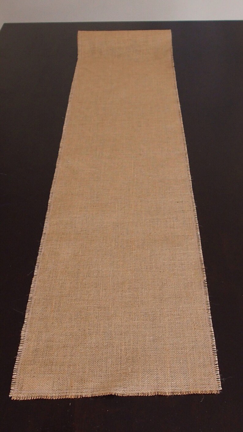 Rustic Burlap / Hessian Table Runner in Customised Lengths Etsy Australia