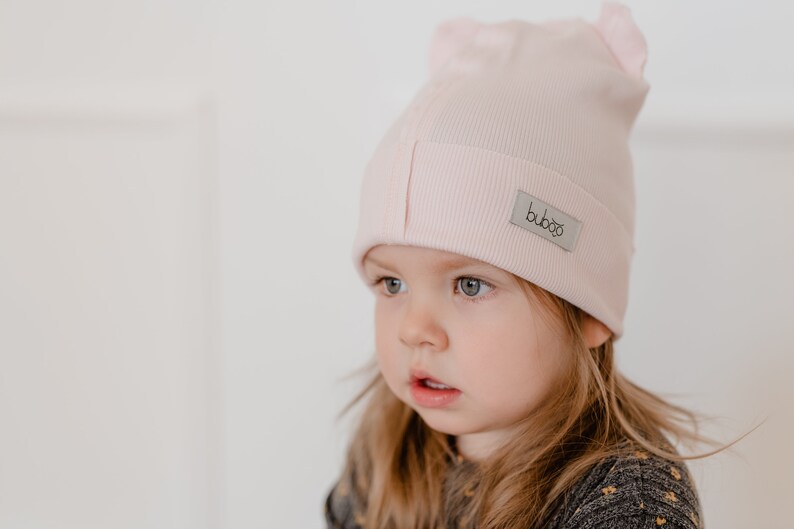 Kids Beanie and Snood Scarf Set for Spring, Baby Cotton Hat and Scarf