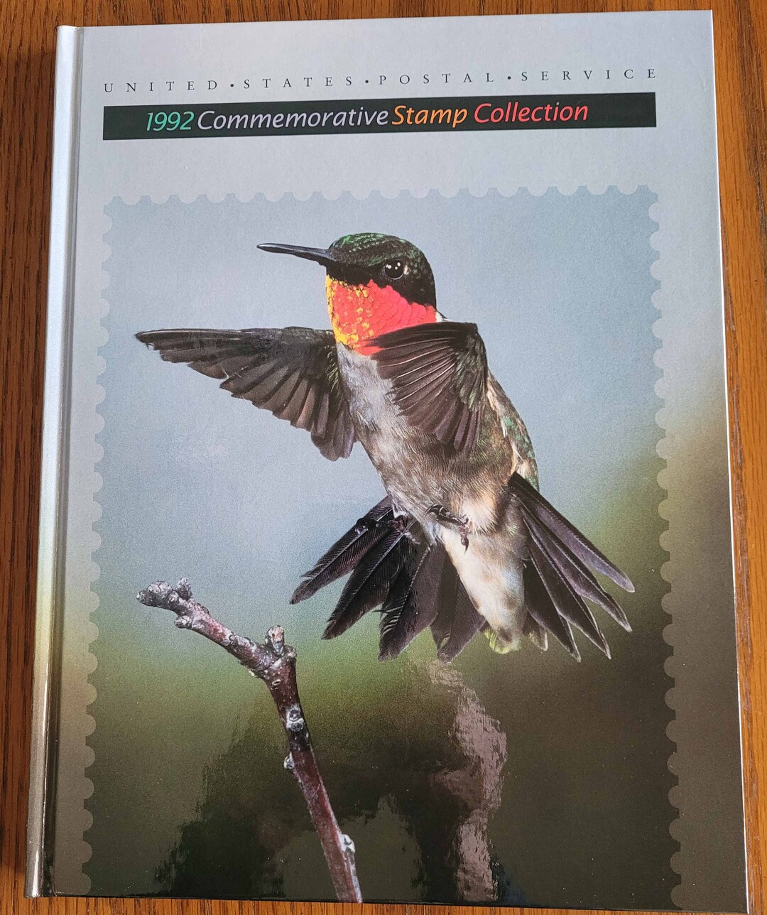 USPS 1992 Commemorative Stamp Collection Hard Cover Book Etsy