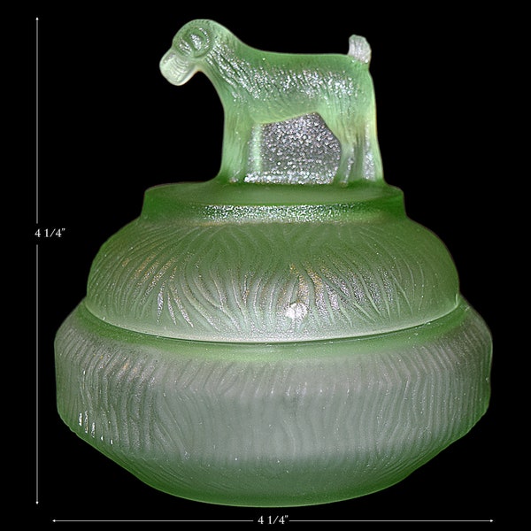 Glass Powder Jar Etsy