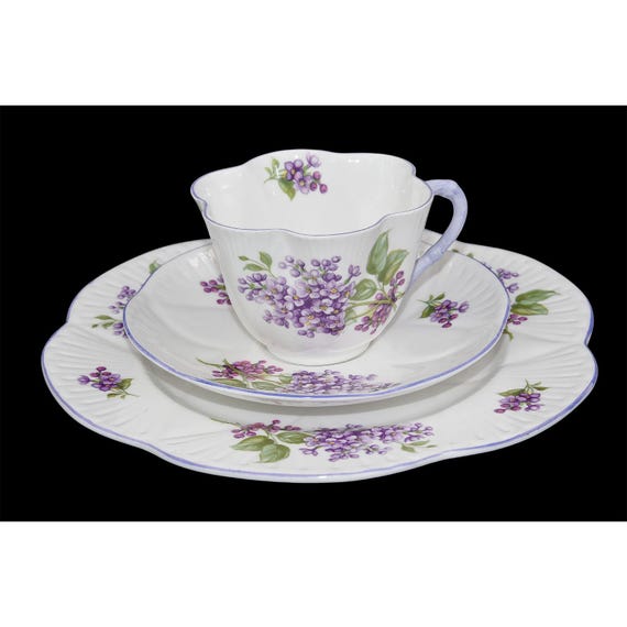 シェリー　ライラックタイム　21cm プレート shelley シェリー ライラックタイム プレート 21cm