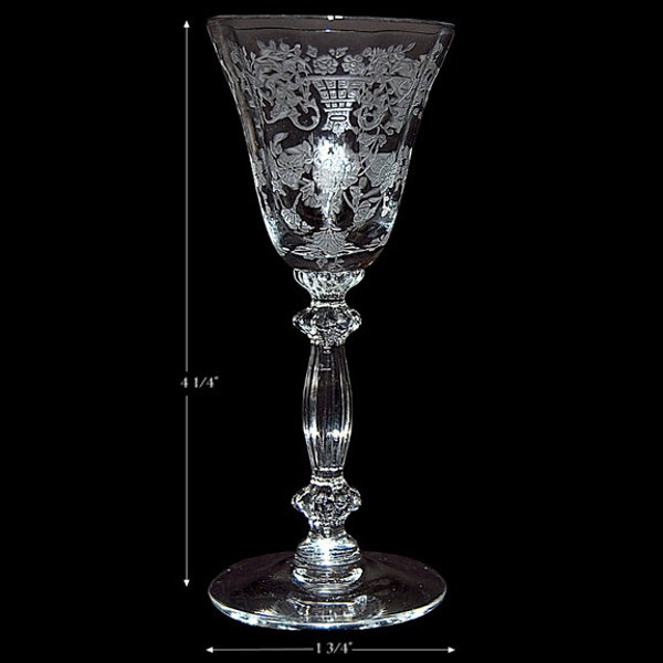 Cambridge Portia Crystal #3121 - Cordial Goblet