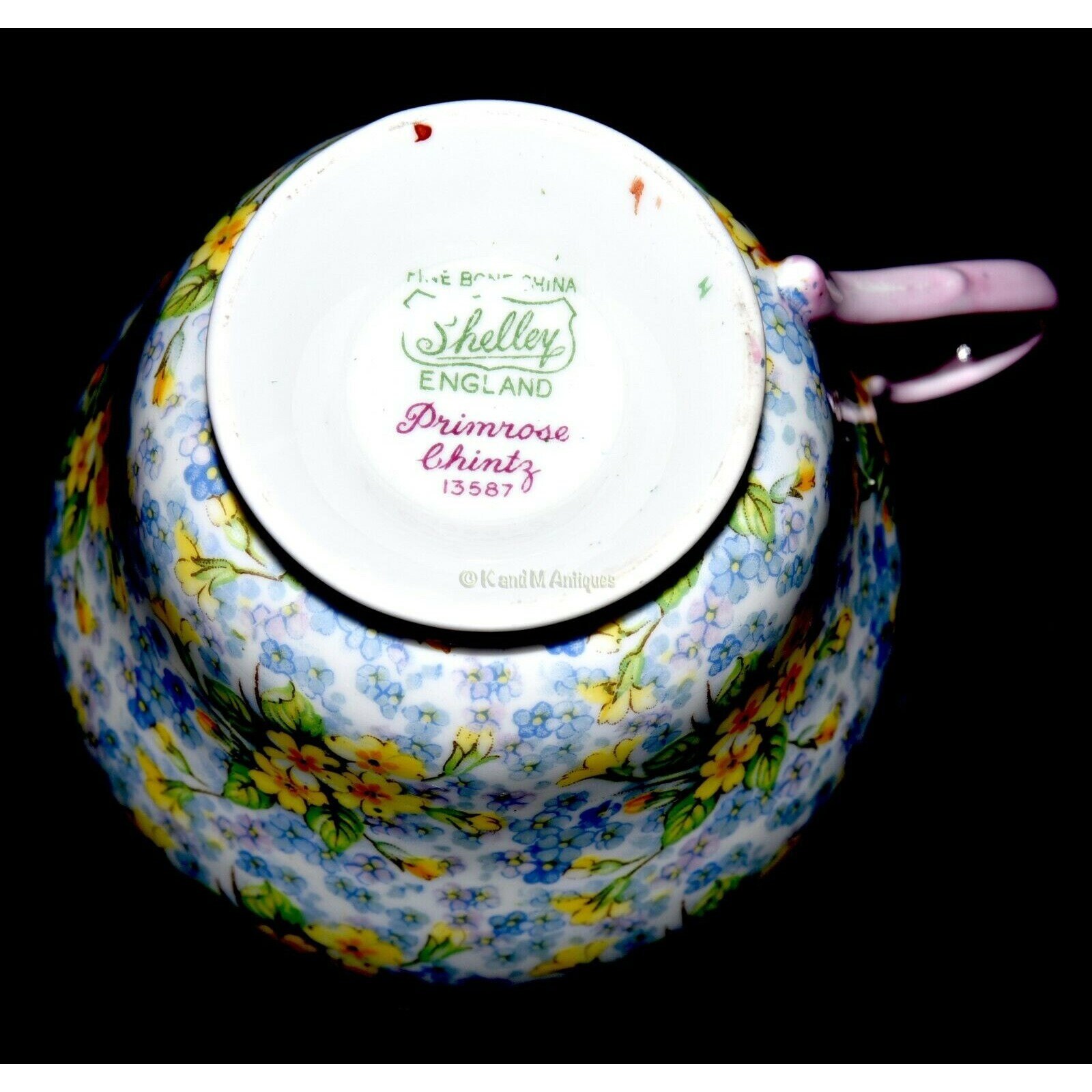 食器 primrose Wonderful Shelley China Primrose Cup and Saucer Dainty Shape