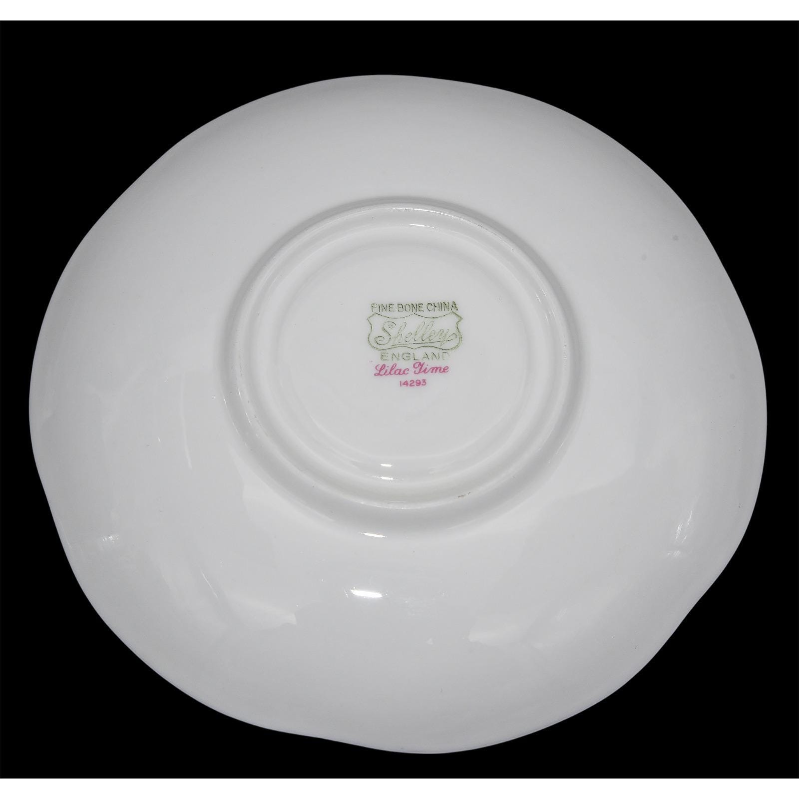 シェリー ライラック タイム デイティ トリオ - カップ＆ソーサーと8 1