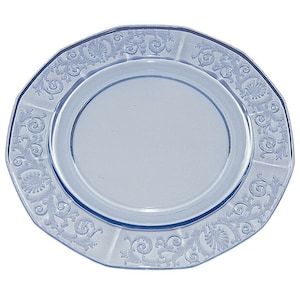 Fostoria Versailles Blue #2375-10 1/4&quot; Large Dinner Plate