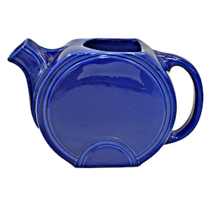 Hall China No. 628  Hard to Find Marine Blue Jug