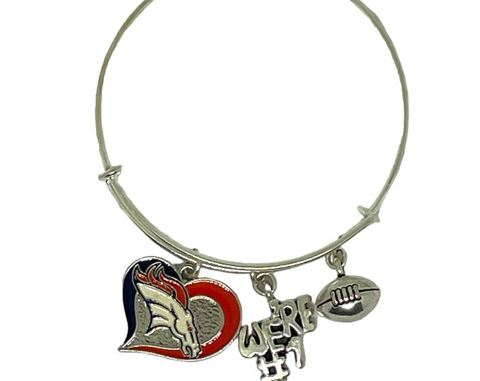 Denver Broncos Charm Bracelet