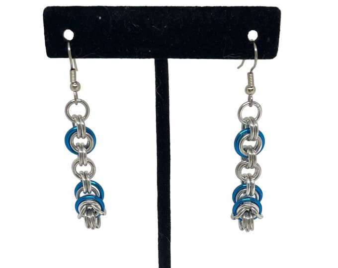 Dangle Pop Chainmaille Earrings