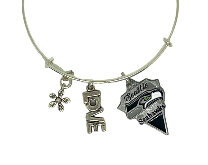 Seattle Seahawks Charm Bracelet