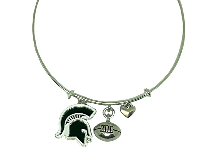 Michigan State University Charm Bracelet