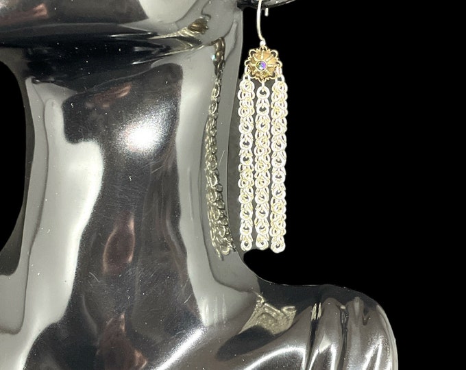 Basket Shield Earrings