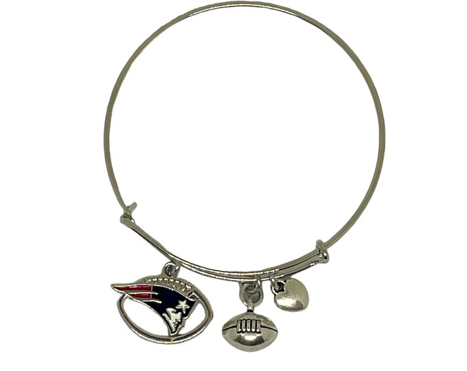 New England Patriots Charm Bracelet