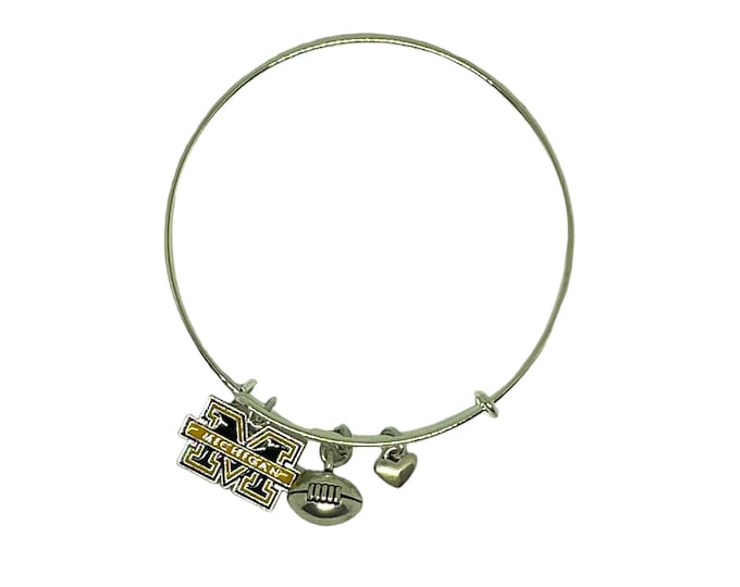 University of Michigan Charm Bracelet