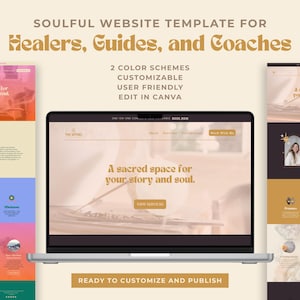 The Ritual – Spiritual Canva Website Template