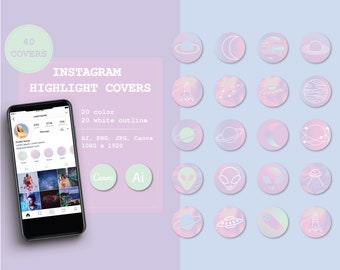 Instagram Highlights: Iridescent Galaxy