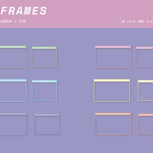 Stream Computer Frame Retro Retro Computer Aesthetic Customizable Animated Twitch Stream Overlay ...