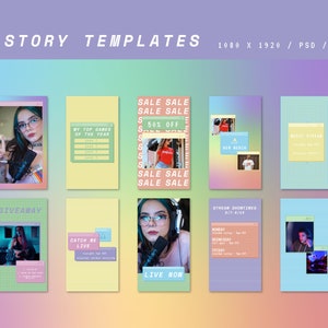 Retro Computer Aesthetic Instagram Story and Post Templates for Streamers image 4