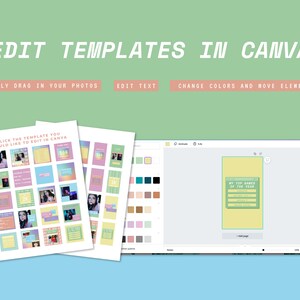 Retro Computer Aesthetic Instagram Story and Post Templates for Streamers image 6