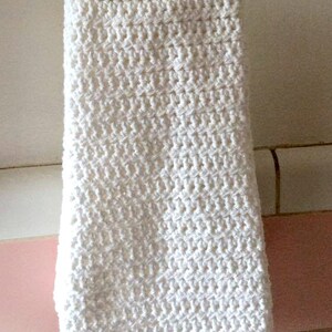 Zero-Waste Organic Cotton Crochet Hand Towels