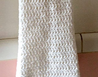 Zero-Waste Organic Cotton Crochet Hand Towels