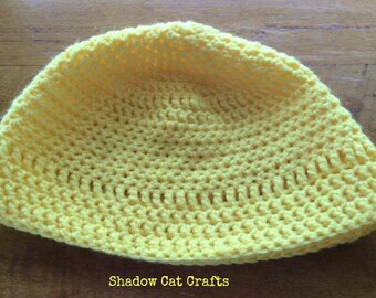 Zero Waste Sunshine Cheery Crochet Beenie